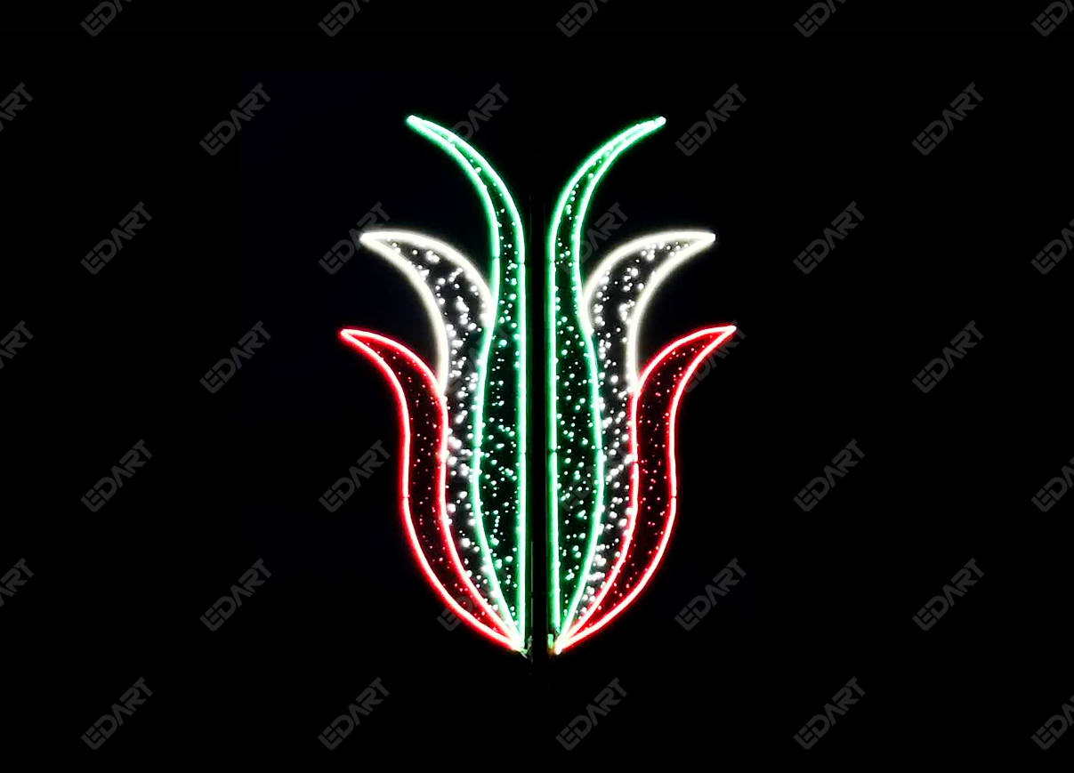 مدل لاله پرچم المان نوری لاله پرچم